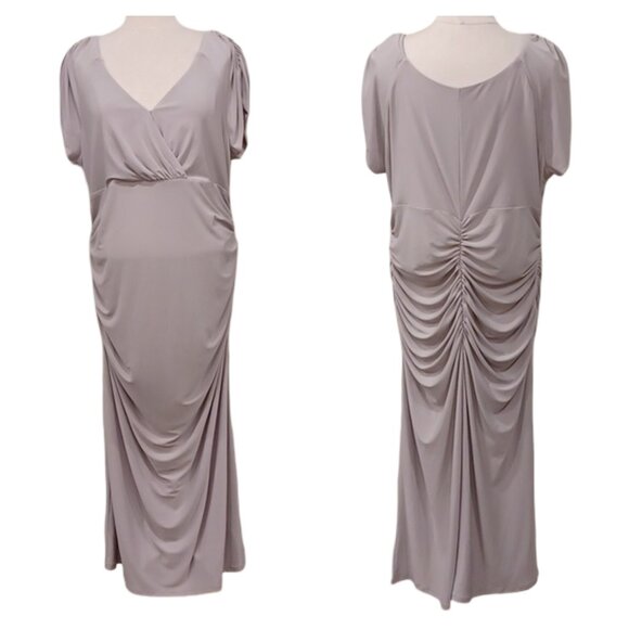 Marc Bouwer Stretch Pull On Gathered Midriff Dress- Sz. XL - Picture 1 of 12